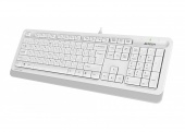 Клавиатура A4 Fstyler FK10 белый/серый USB Multimedia