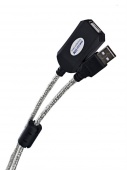 Кабель-адаптер USB2.0-repeater, удлинительный активный <Am-->Af> 10м VCOM <VUS7049>