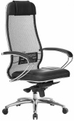 Кресло руководителя METTA Samurai SL-1.04 кевларовая сетка мягкое сидение цвет черный