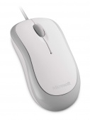 Мышь Microsoft Basic белый оптическая (1000dpi) USB (2but)