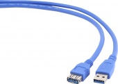 Кабель Gembird PRO CCP-USB3-AMAF-6, USB 3.0 кабель удлинительный 1.8м AM/AF  позол. контакты, пакет