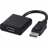 Кабель-переходник DisplayPort(M) ---> HDMI(F) 0.2m 4K@30Hz VCOM <CG601> Кабель-переходник DisplayPor