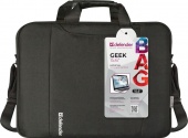Defender Сумка для ноутбука Geek 15.6" черный, карман Defender Сумка для ноутбука Geek 15.6" черный,