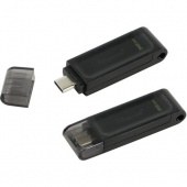 Флеш Диск Kingston 32Gb DataTraveler DT70 <DT70/32GB>, USB-C 3.2 Gen 1