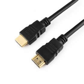 Кабель HDMI Gembird/Cablexpert, 7.5м, v1.4, 19M/19M, черный, позол.разъемы, экран, пакет  CC-HDMI4-7