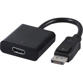 Кабель-переходник DisplayPort(M) ---> HDMI(F) 0.2m 4K@30Hz VCOM <CG601> Кабель-переходник DisplayPor
